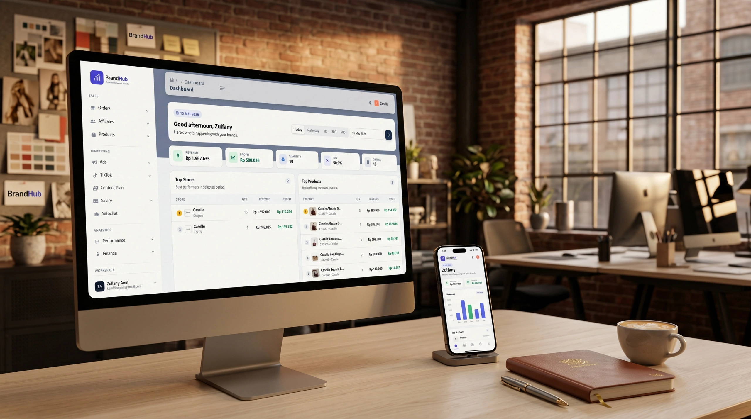 Brandhub